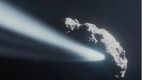 ധൂമകേതുവിന്‍റെ ഭ്രമണം വിപരീത ദിശയിലേക്ക് മാറി; പകർത്തി ഹബിൾ ദൂരദർശിനി