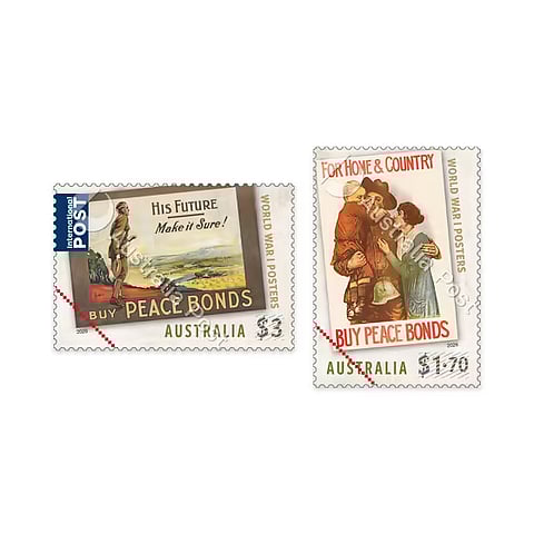 രണ്ട് പുതിയ ANZAC ദിന സ്റ്റാമ്പുകൾ ഓസ്‌ട്രേലിയ പോസ്റ്റ് പുറത്തിറക്കി 