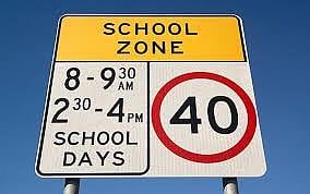 സ്റ്റാഫ് ഡെവലപ്‌മെന്റ് ദിവസങ്ങളിലും സ്കൂൾ മേഖലാ വേഗപരിധി ബാധകം