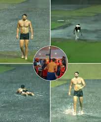 ഗ്രൗണ്ടിൽ നീന്തിത്തുടിച്ച് ടിം ഡേവിഡ്; വീഡിയോ പങ്കുവെച്ച് ആർസിബി