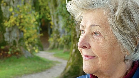 When older adults maintain the same eating habits (energy intake) while cutting back on activity (energy expenditure), they’re going to gain weight. (Pixabay)