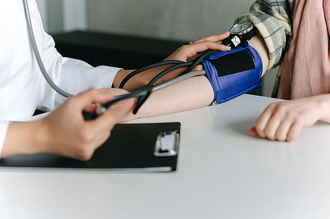 High blood pressure (hypertension) is a common condition that affects the body's arteries as the force of blood pushing against your artery walls is consistently too high. (Representation: Pexels)