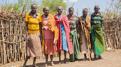 Villagers attend morning church service in the village of Kogelo in Siaya county, Kenya, July 26, 2015. Broadcasting in the Luo language, Dada Radio broadcasts important issues for Indigenous women and offers training. (Representational image: Pexels)
