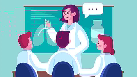 The National Medical Commission (NMC) proposed in the recently published Draft Teachers Eligibility Qualifications (TEQ) 2024 Regulations to relax the present criteria and permit non-teaching physicians to become assistant and associate professors. (Freepik)