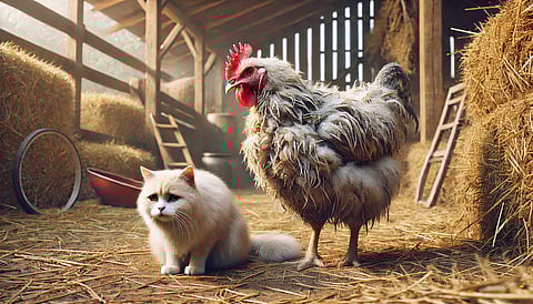 The infected cats exhibited severe symptoms, including high fever, loss of appetite, and lethargy.