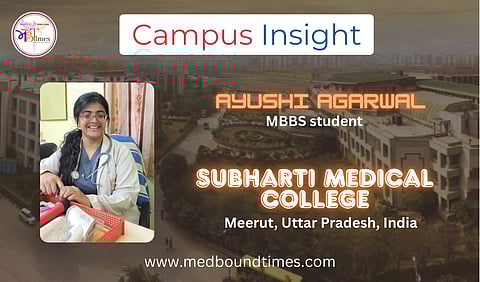 Image of a student from Subharti Medical College