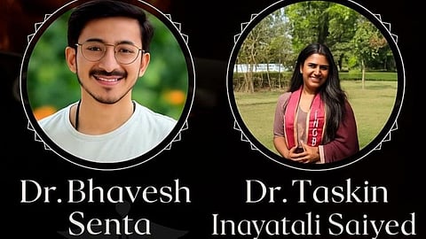 Pictures of two young doctors who lost their life in Ahmedabad Crash.