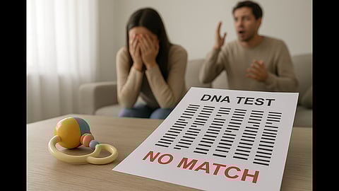 A couple discovered that their surrogate baby’s DNA did not match theirs.