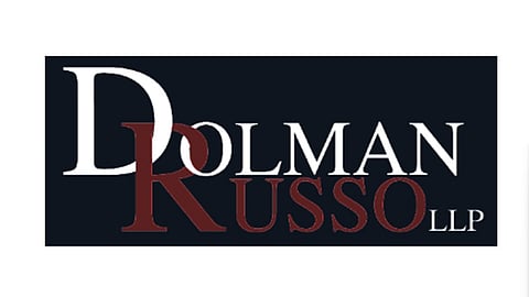 A logo of Dolman Russo LLP.