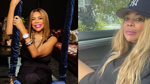 Image showing Wendy Williams before and after her diagnosis.