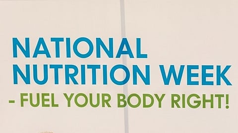 Image displaying text "National Nutrition Week"