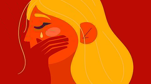 Art representing sexual abuse.