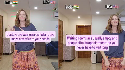 American expat compares India vs US healthcare: attentive doctors in India, efficient appointments in the US.
