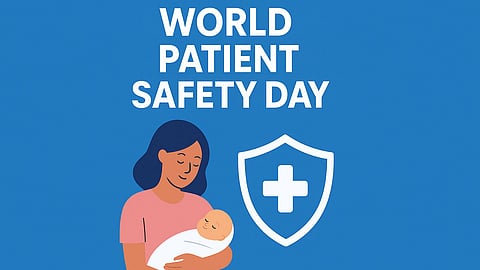 A poster for World Patient Safety Day