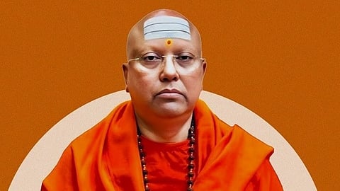 Image of Swami Chaitanyananda Saraswati in spiritual attire.