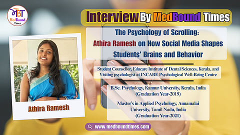 Banner for Psychologist Athira Ramesh's interview