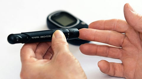 An image of diabetes test.