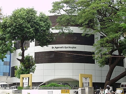 A branch of Dr. Agarwal's Eye Hospital in Chennai.