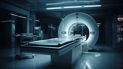 An image of MRI machine.