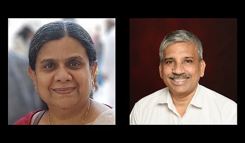 Images of Dr. Madhavi Bhargava and Dr. Anurag Bhargava