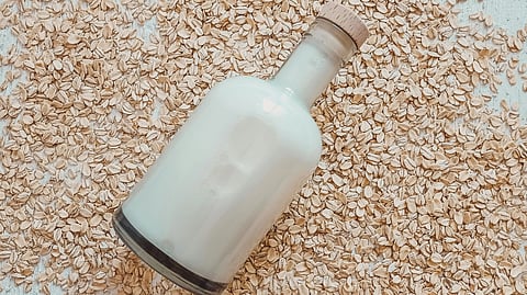 An image of oat milk bottle.