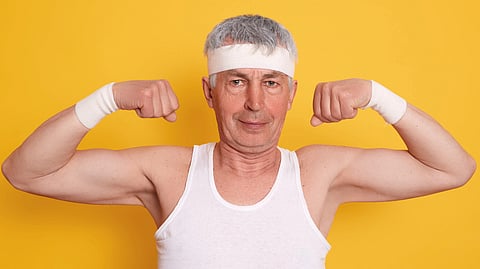 Sarcopenia is a gradual loss of muscle mass and strength that naturally occurs as people grow older