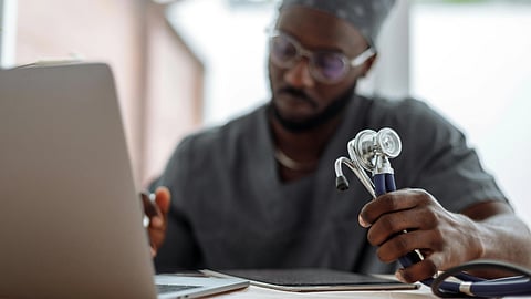 Image of a healthcare professional Choose Digital-First Platforms.