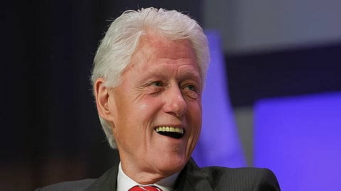 A portrait of Bill Clinton.