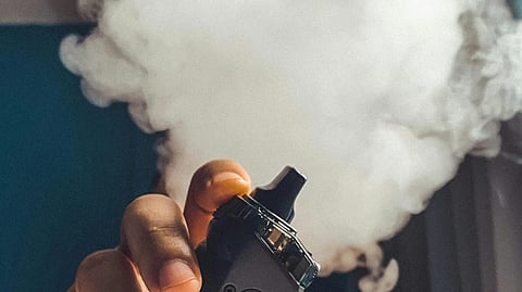 Image of a vape in black color.