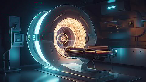 A modern Scanning machine. 