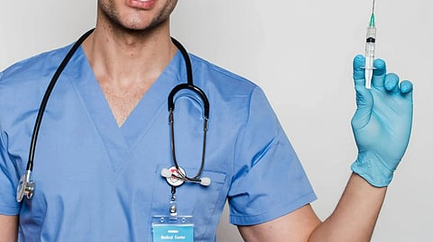 An image of a male nurse.