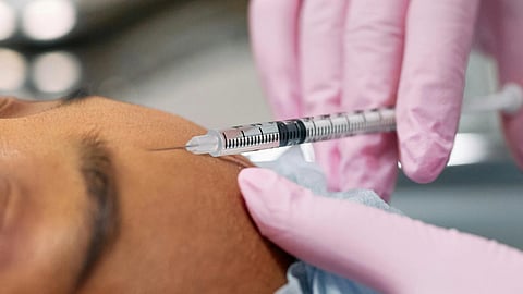 An image of someone getting Botox done.