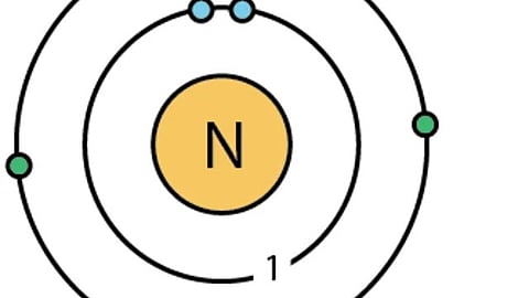 Diagram of an atom showing the number of protons and electrons, illustrating atomic structure and charge balance.