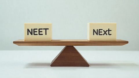 The NMC has planned to introduce NExT After Mock Test examinations to gather data on performance, teaching quality, and system capacity before the exam becomes mandatory.