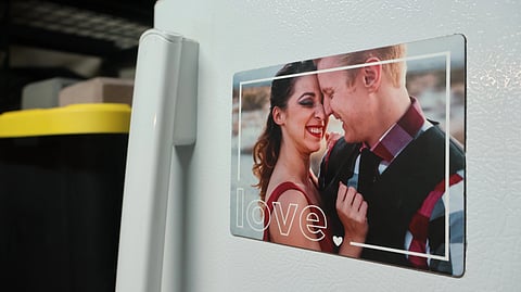 Image of an engagement photo of Kris Edwards and his wife, Tilly