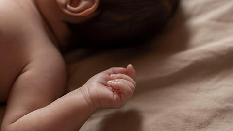 An image of a baby's arm.