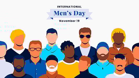 A poster for men's day.