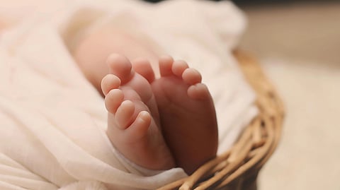 An image of a baby's feet.
