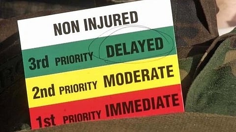 A color-coded profile of triaging system.