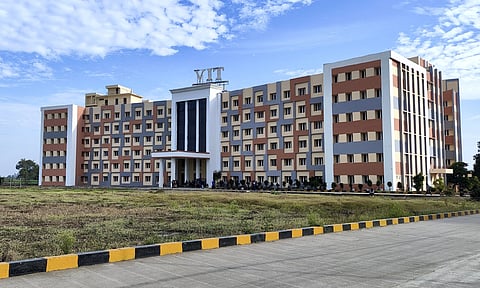 A large building of the VIT Bhopal campus.