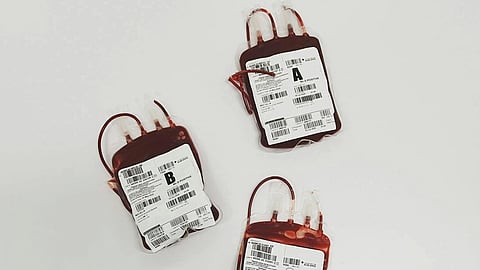 An image of blood bank pouches.