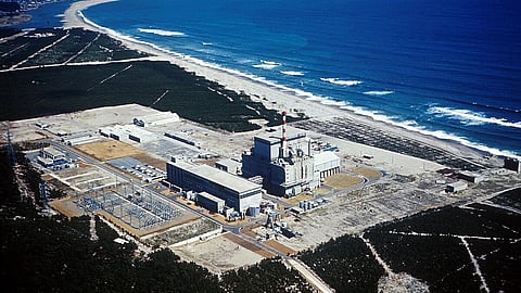 A picture of the Tōkai Nuclear Power Plant.  