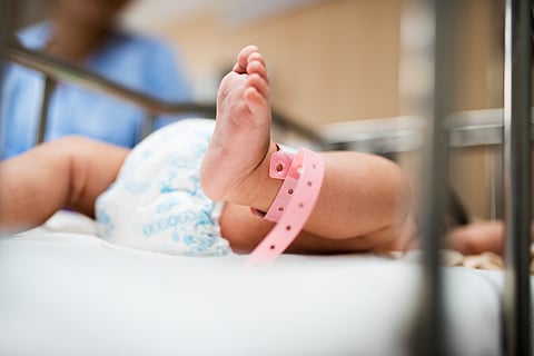 An image of a baby's foot closeup.