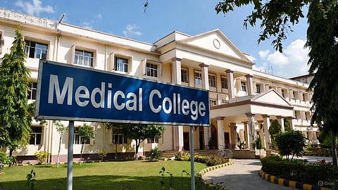An image of a medical college.