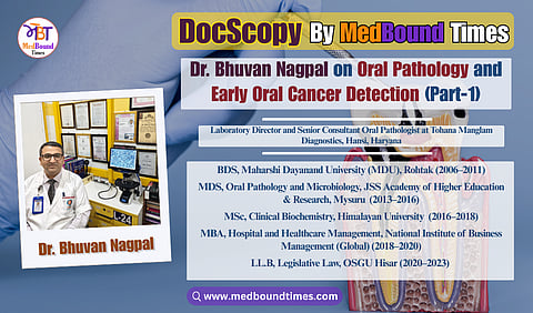Banner for DocScopy interview with Dr. Bhuvan Nagpal