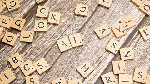 An image of block letters spelling AI.