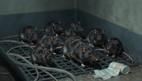 Rodents can act as carriers of disease-causing organisms, including bacteria that may contaminate hospital surfaces, bedding, and equipment. 