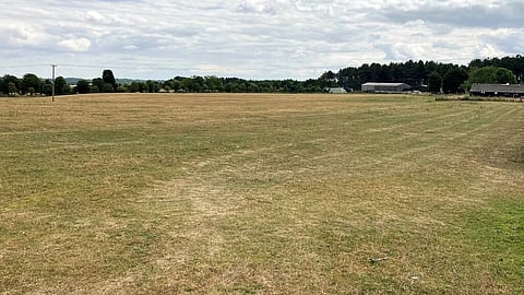 A large empty ground. 