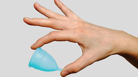An image of a menstrual cup.