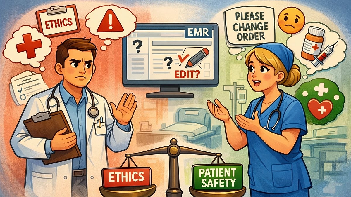When Nurses Ask Doctors to Edit Orders: Ethics vs Patient Safety